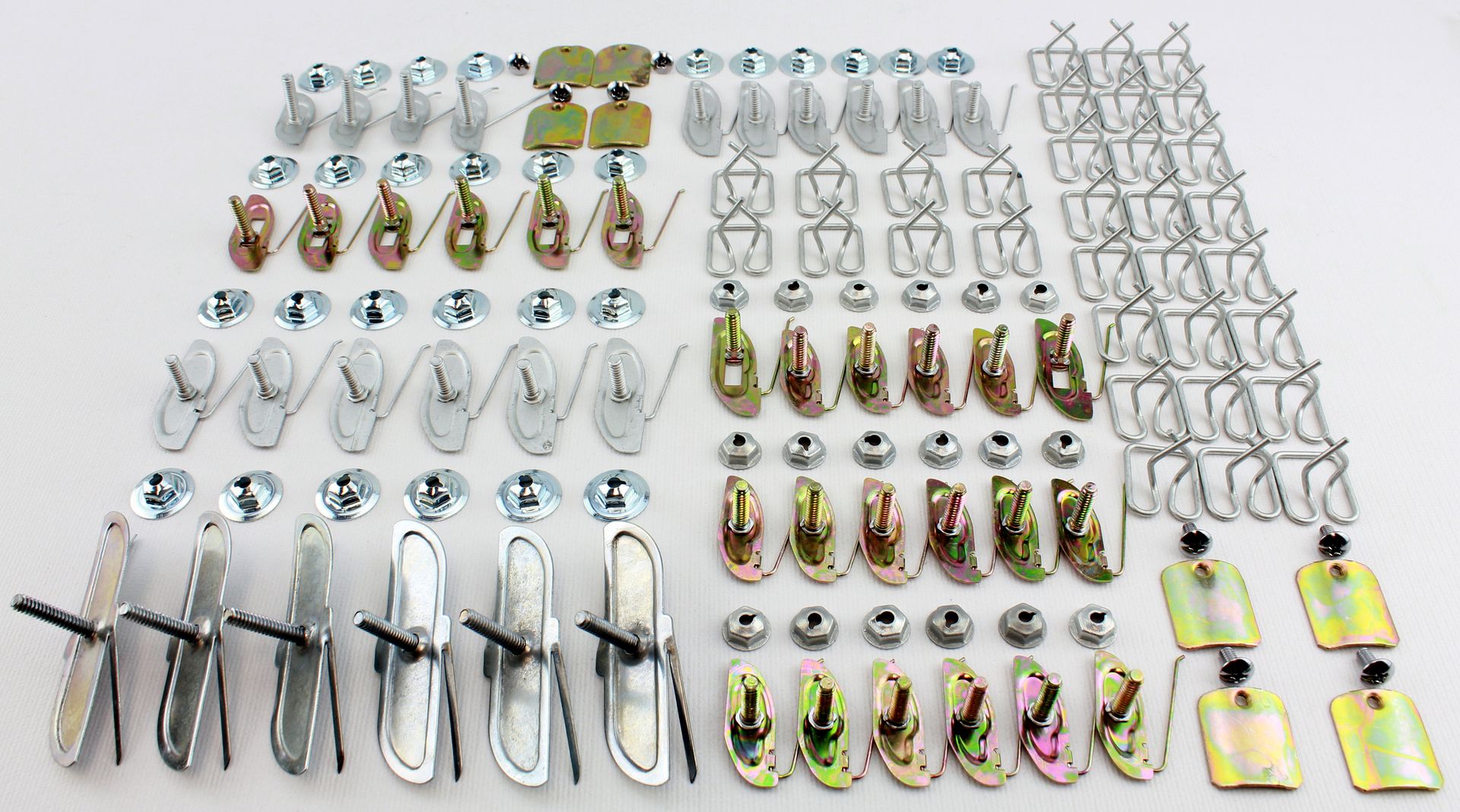 56 Chevy Bel Air 2Door Side Molding Stainless Trim Clip Set 1956